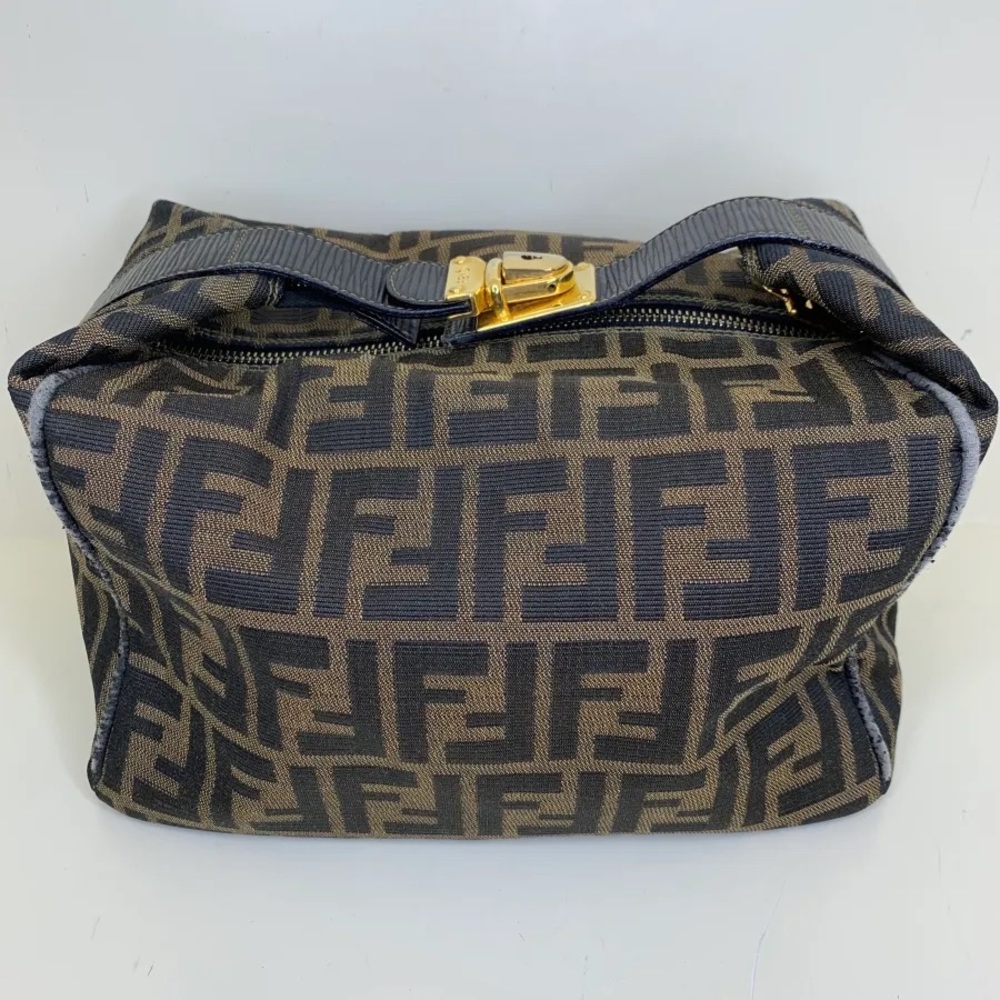 FENDI Vintage Zucca Cosmetic Bag